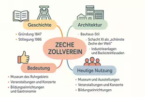 Vorschau - Arbeitsblätter - Arbeitsblätter zum Thema "Zeche Zollverein" + Lösung & MP3 + Mindmap + Infografik - Seite 1