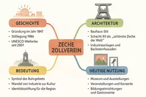 Vorschau - Arbeitsblätter - Arbeitsblätter zum Thema "Zeche Zollverein" + Lösung & MP3 + Mindmap + Infografik - Seite 3