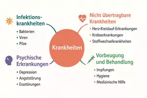Vorschau - Arbeitsblätter - Arbeitsblatt "Krankheit" + Onlineübung & MP3 + Mindmap + Infografik - Seite 3