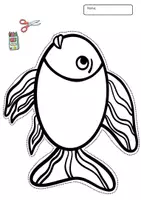 Vorschau - Arbeitsblätter - Kunstunterricht einfache Bastelidee bunte Fisch basteln Klasse 1, Klasse 2, Förderschule und Vorschule - Seite 3