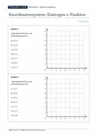Vorschau - Arbeitsblätter - Das Kartesische Koordinatensystem (1. Quadrant) - Seite 3
