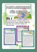 Vorschau - Unterrichtsreihen - Fantasiereisen Meditation für Kinder - Achtsamkeit und Kunst_ Teil 2 - Deckblatt
