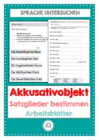Vorschau - Stundenentwürfe - Materialpaket XXL: Satzglieder bestimmen - Seite 1