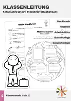 Vorschau - Arbeitsblätter - Klassenleitung: Schuljahresstart - Steckbriefe (Basketball) - Deckblatt