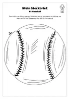 Vorschau - Arbeitsblätter - Klassenleitung: Schuljahresstart - Steckbriefe (Baseball) - Seite 2