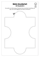 Vorschau - Arbeitsblätter - Klassenleitung: Schuljahresstart - Steckbriefe (Puzzleteil 2) - Seite 2