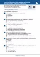 Vorschau - Arbeitsblätter - Modul 1: Grundlagen zur Investition und Finanzierung- Zusammenhang von I & F - Seite 1