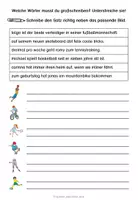 Vorschau - Arbeitsblätter - Groß- und Kleinschreibung differenziert üben - Freizeit und Sport - Seite 2