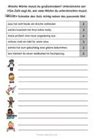 Vorschau - Arbeitsblätter - Groß- und Kleinschreibung differenziert üben - Freizeit und Sport - Seite 3