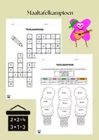 Voorbeeld - Maaltafelkampioen - 2de leerjaar - groep 4 - Voorblad