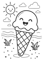 Voorbeeld - Kleurplaten: thema zomer - Pagina 2