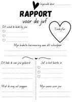 Voorbeeld - juffenrapport - Voorblad