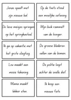 Voorbeeld - Woordsoorten - zinnen - bordspel - Pagina 1