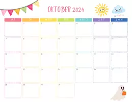 Voorbeeld - Maandkalender 2024-2025 - Voorblad