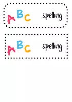Voorbeeld - Labelkaartjes schriftenkast/materiaal - Pagina 2