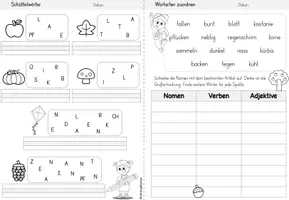 Vorschau - Arbeitsblätter - Herbst | Freiarbeit Klasse 2-4 - Seite 2