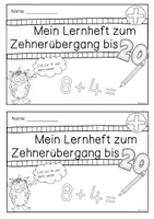 Vorschau - Arbeitsblätter - Selbstlernheft - Zehnerübergang bis 20 mit Selbstkorrektur - Seite 2