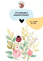 Vorschau - Stundenentwürfe - Stundenbild Thema: Einzigartigkeit - Deckblatt