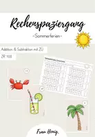Vorschau - Arbeitsblätter - Materialpaket Rechenspaziergänge Addition& Subtraktion mit ZÜ (ZR 100) - Seite 1