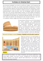 Vorschau - Arbeitsblätter - Römische Architektur: Rundbogen, Aquädukt und Stadtplanung - Seite 1