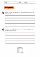 Vorschau - Arbeitsblätter - Römische Architektur: Rundbogen, Aquädukt und Stadtplanung - Seite 3