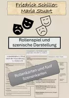Vorschau - Arbeitsblätter - Maria Stuart: Rollenspiel, szenisches Spiel - Deckblatt