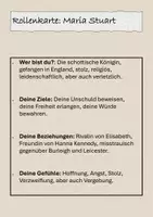 Vorschau - Arbeitsblätter - Maria Stuart: Rollenspiel, szenisches Spiel - Seite 1