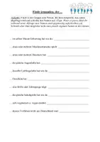 Vorschau - Arbeitsblätter - Finde jemanden, der... (Nr. 1) - Deckblatt