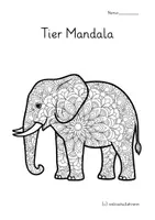 Vorschau - Mal- und Bastelvorlagen - 83 Tier-Mandalas – Ausmalpaket mit Tieren im Mandala-Stil 🐾 - Seite 2