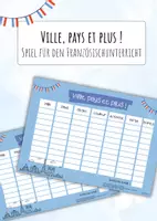 Vorschau - Spiele - Ville, pays et plus ! - Spiel - Deckblatt