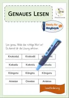 Vorschau - Arbeitsblätter - genaues Lesen - Deckblatt
