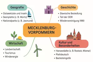 Vorschau - Arbeitsblätter - Arbeitsblatt "Mecklenburg-Vorpommern" + Onlineübung & MP3 + Mindmap + Infografik - Seite 3