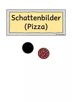 Vorschau - Mal- und Bastelvorlagen - 10 Klettmappen, Pizza, Förderschule - Seite 1
