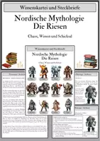 Vorschau - Stationenlernen - Nordische Mythologie - Die Riesen - Wissenskartei und Steckbriefe - Deckblatt
