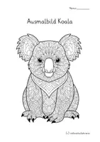 Vorschau - Arbeitsblätter - 20 Koala Mandalas – 20 Ausmalbilder ab der 1. Klasse 🐨🎨 - Seite 3