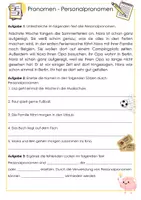 Vorschau - Arbeitsblätter - Pronomen - Personalpronomen - Seite 2
