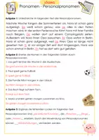Vorschau - Arbeitsblätter - Pronomen - Personalpronomen - Seite 3