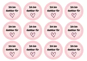 Vorschau - Mal- und Bastelvorlagen - Dankbarkeitsgläser gestalten (Dankbarkeit sensibilisieren) - Seite 2