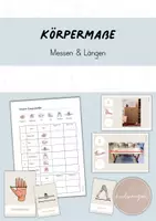 Vorschau - Unterrichtsreihen - Größen und Messen: Messen mit Körpermaßen (Längen) - Deckblatt