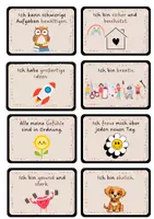 Vorschau - Poster - Affirmationskarten - 25 positive Affirmationen für Kinder - Seite 3