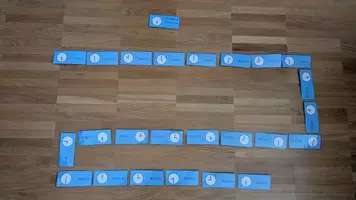 Vorschau - Spiele - Uhrendomino: ganze und halbe Stunde, OHNE Ziffern, 12h (V1) - Seite 3