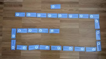 Vorschau - Spiele - Uhrendomino: ganze und halbe Stunde, OHNE Ziffern, 12h (V2) - Seite 3
