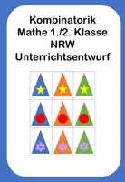 Vorschau - Stundenentwürfe - Kombinatorik 1./2. Klasse Unterrichtsentwurf NRW UPP - Deckblatt
