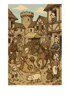 Vorschau - Stundenentwürfe - Sequenz Mittelalter Klasse 3 Bayern - Deckblatt