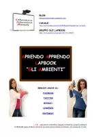 anteprima - Mappe concettuali - 4 ambienti in un lapbook - Pagina di copertina