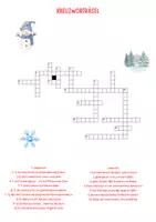Vorschau - Arbeitsblätter - Kreuzworträtsel WINTER - Grundschule | Klasse 1 bis 4 - Seite 1