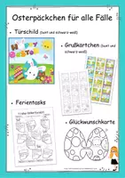 Vorschau - Arbeitsblätter - Ein Päckchen *Ostern* - für alle Fälle #homeschooling - Deckblatt