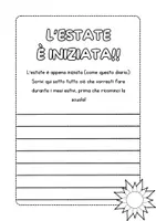 anteprima - Altro tipo di materiale - Diario dell’estate per bambini in PDF - Pagina 3
