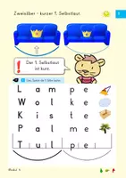 Vorschau - Unterrichtsreihen - Bundle: Zweisilber - kurzer 1. Selbstlaut - Modul 4 und Erklärvideo - Deckblatt