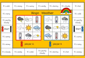 Vorschau - Spiele - Bingo: Weather/Wetter - Seite 2
